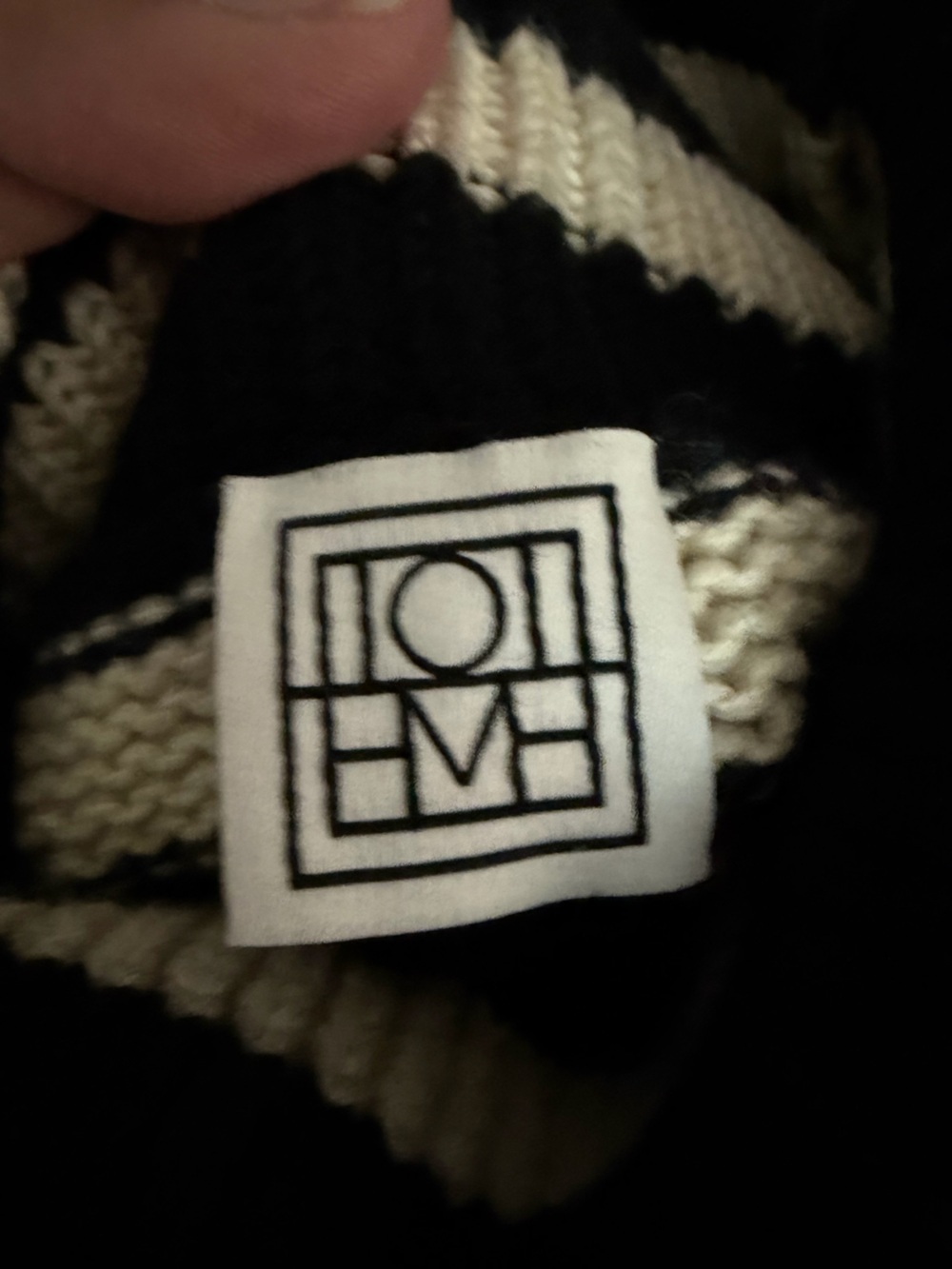 TOTEME Signature Stripe Turtleneck Sweater - Picture 7 of 7
